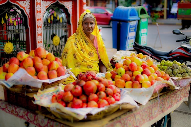Assortment of fresh fruits